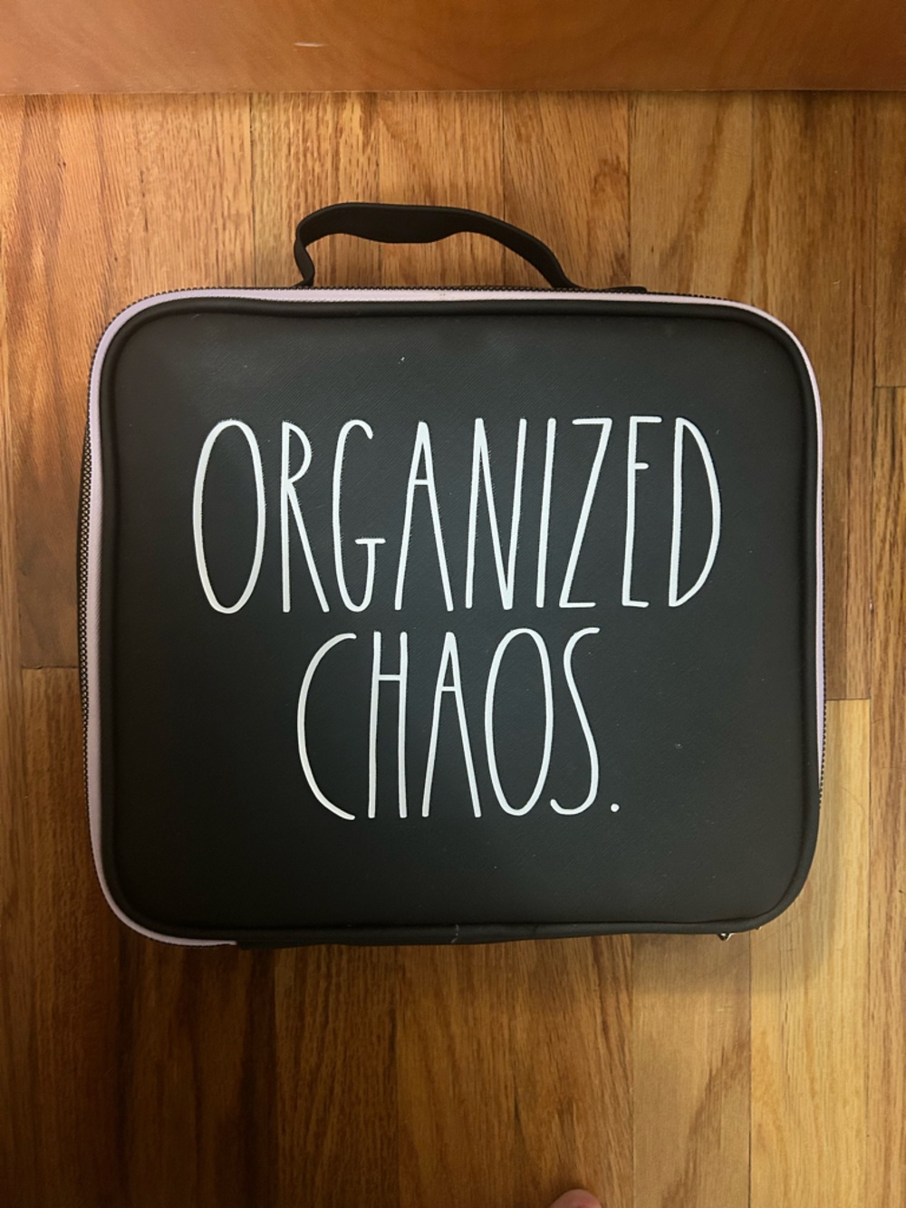 Rae Dunn - “Organized Chaos” Black Travel Organizer Case